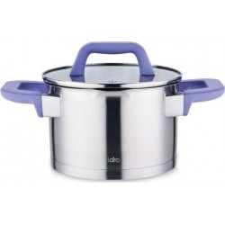 Кастрюля LARA Лаванда LR02-251 2 л (серебристый)