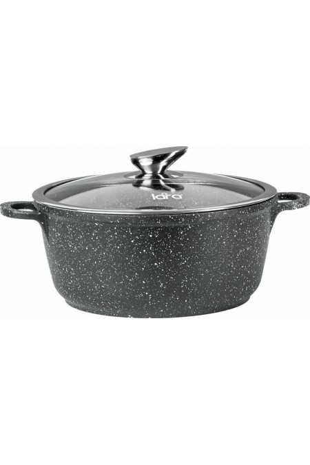 Кастрюля LARA Берлин LR02-207 7.3 л (черный) 1