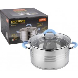 Кастрюля Mallony Melodia 109010 5.8 л (серебристый)