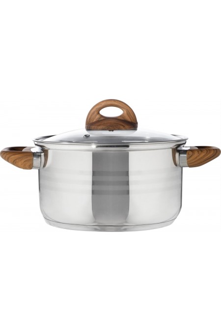 Кастрюля Mallony Foresta 106802 3.5 л (серебристый) 2