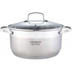 Кастрюля Zeidan Monaco Z-501117 10.5 л (серебристый)