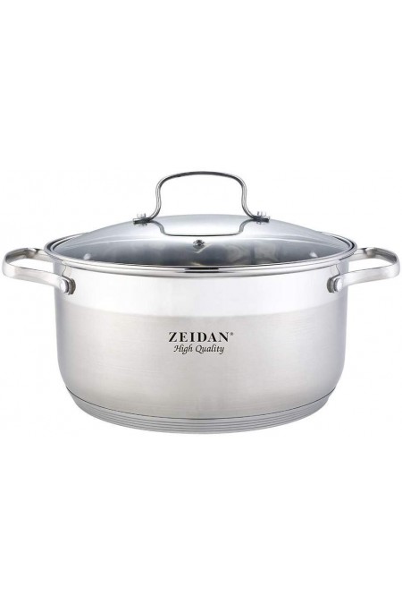 Кастрюля Zeidan Monaco Z-501117 10.5 л (серебристый) 