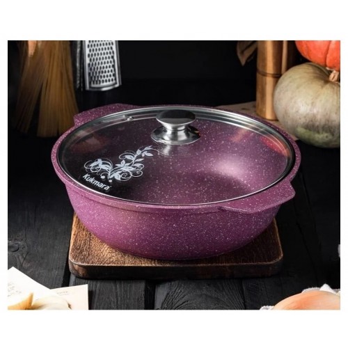 Кастрюля-жаровня Kukmara Trendy style ж41tsm 4 л (фиолетовый) 2