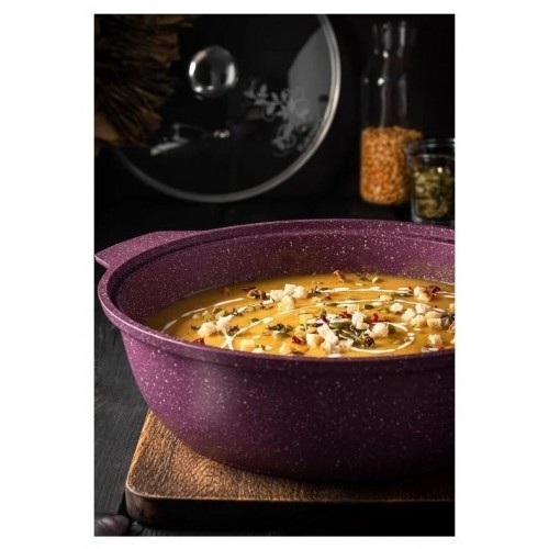 Кастрюля-жаровня Kukmara Trendy style ж41tsm 4 л (фиолетовый) 3