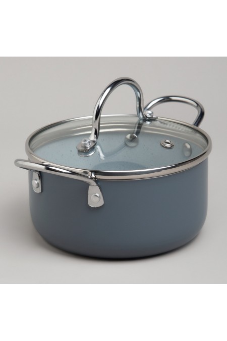 Кастрюля Agness 906-262 0.95 л (синий) 2