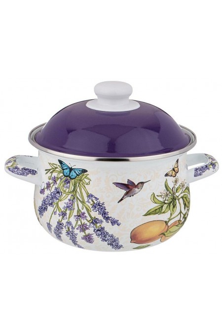 Кастрюля Agness 934-546 2 л (прованс лимоны) 