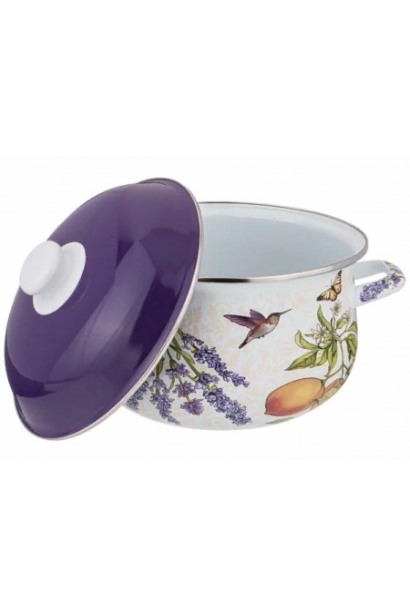 Кастрюля Agness 934-548 3.6 л (прованс лимоны) 1