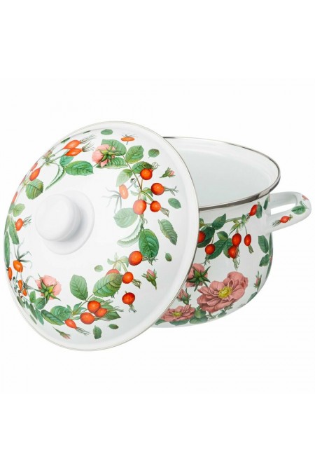 Кастрюля Agness 934-573 3.6 л (шиповник) 1