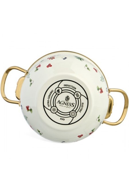 Кастрюля Agness Celebration 943-083 2 л (серебристый) 5