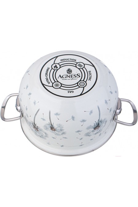 Кастрюля Agness Dandelion 943-058 3.8 л (одуванчик) 2