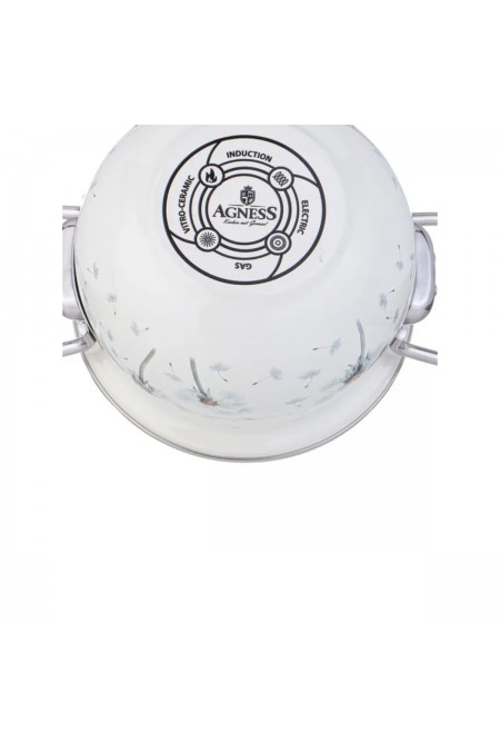 Кастрюля Agness Dandelion 943-058 3.8 л (одуванчик) 5