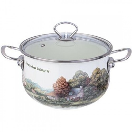 Кастрюля Agness Family House 943-068 3.8 л (белый) 