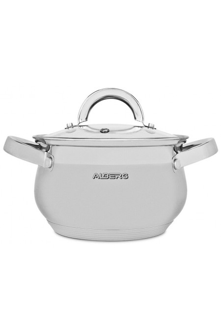 Кастрюля Alberg AL-2101 3 л (серебристый) 