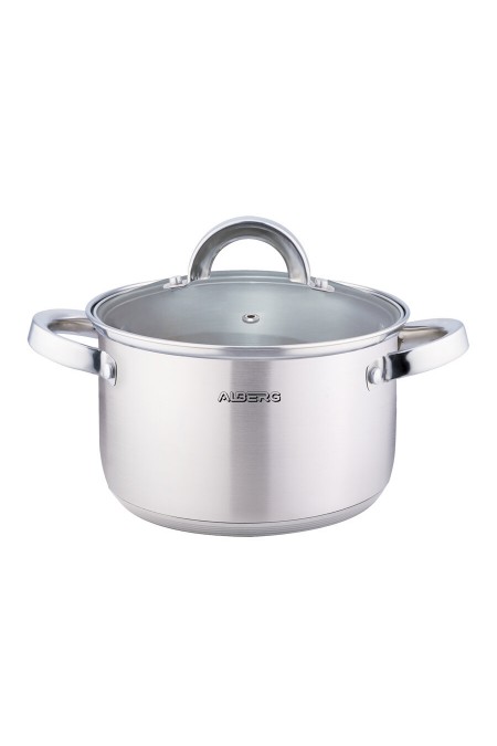 Кастрюля Alberg AL-2122 5 л (серебристый) 