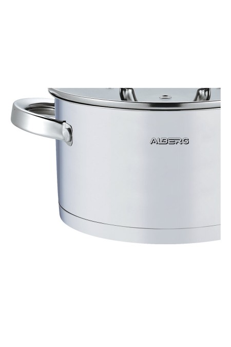 Кастрюля Alberg AL-2130 7.6 л (серебристый) 1