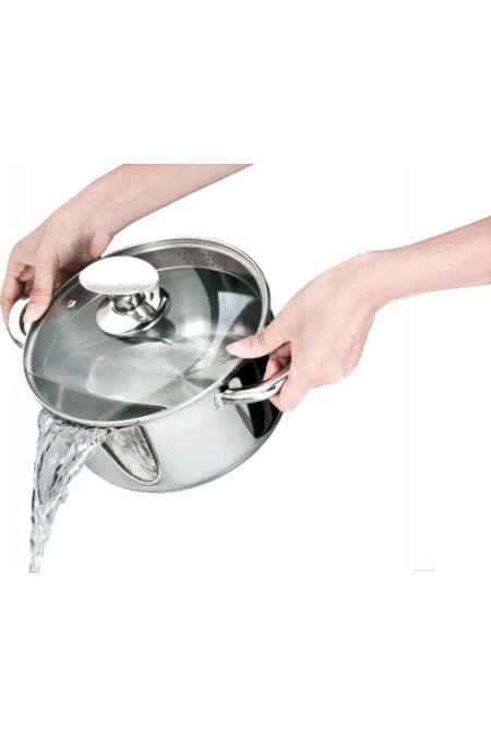 Кастрюля Eley RW0813-24C 5.5 л (серебристый) 5