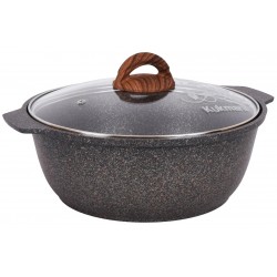 Кастрюля-жаровня Kukmara Granit ultra жго41а 4 л (черный)