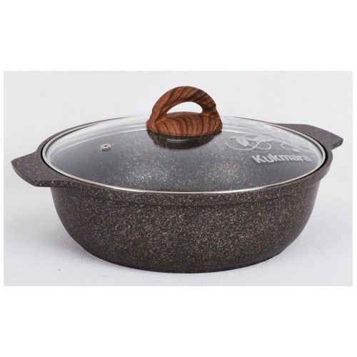 Кастрюля-жаровня Kukmara Granit Ultra Original жго52а 5 л (черный) 3
