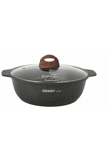 Кастрюля-жаровня Kukmara Granit Ultra Original жго52а 5 л (черный) 