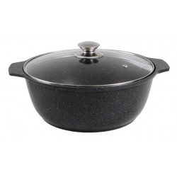 Кастрюля-жаровня Kukmara жмт42а 4 л (черный)