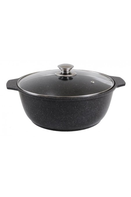 Кастрюля-жаровня Kukmara жмт42а 4 л (черный) 1