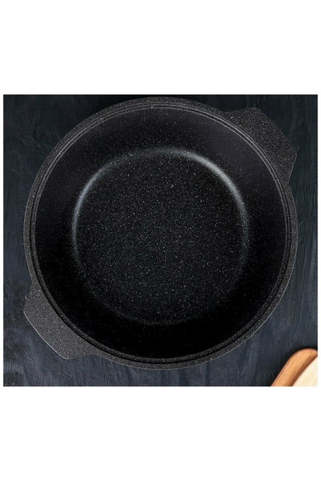 Кастрюля-жаровня Kukmara жмт42а 4 л (черный) 3