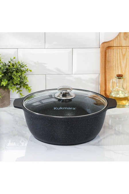 Кастрюля-жаровня Kukmara жмт42а 4 л (черный) 8