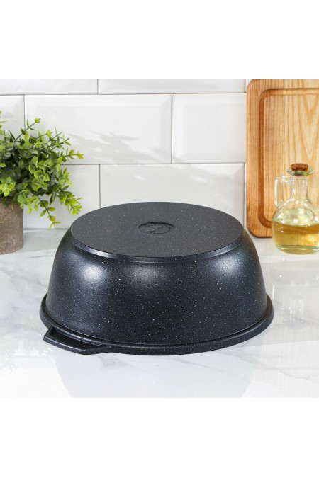 Кастрюля-жаровня Kukmara жмт42а 4 л (черный) 9