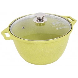 Кастрюля-жаровня Kukmara Trendy style 4 л (лайм)
