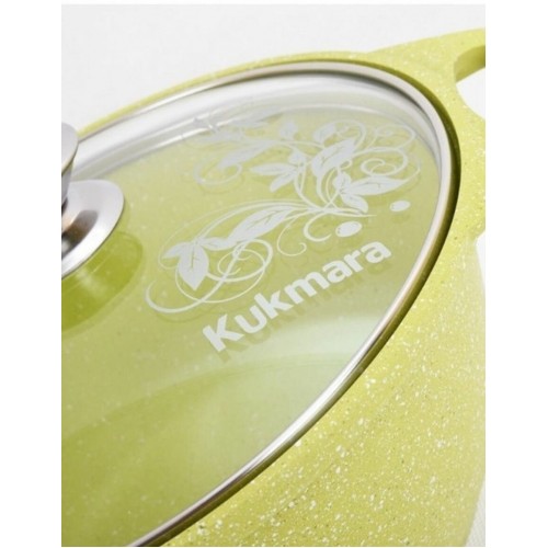 Кастрюля-жаровня Kukmara Trendy style 4 л (лайм) 6