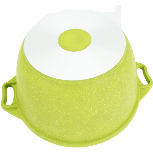 Кастрюля-жаровня Kukmara Trendy style 4 л (лайм) 9