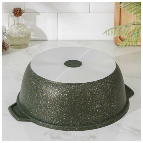 Кастрюля-жаровня Kukmara Trendy style ж41tsml 4 л (малахит) 4