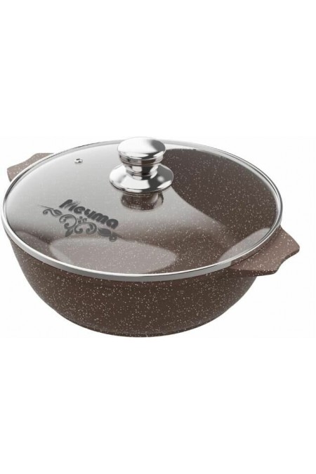 Кастрюля-жаровня Мечта Гранит Brown 33806 3 л (коричневый) 