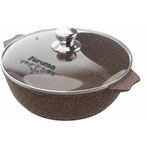Кастрюля-жаровня Мечта Гранит Brown 33806 3 л (коричневый) 