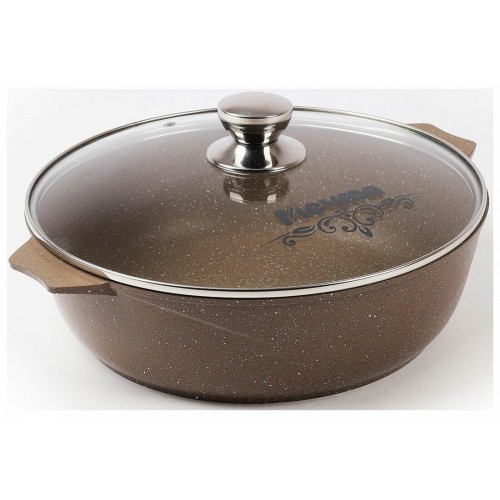Кастрюля-жаровня Мечта Гранит Brown 34806 4 л (коричневый) 