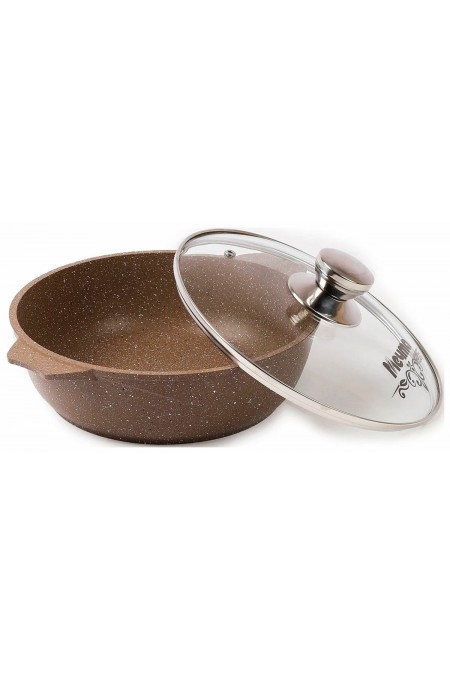 Кастрюля-жаровня Мечта Гранит Brown 34806 4 л (коричневый) 