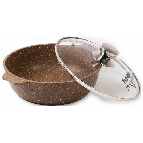 Кастрюля-жаровня Мечта Гранит Brown 34806 4 л (коричневый) 1