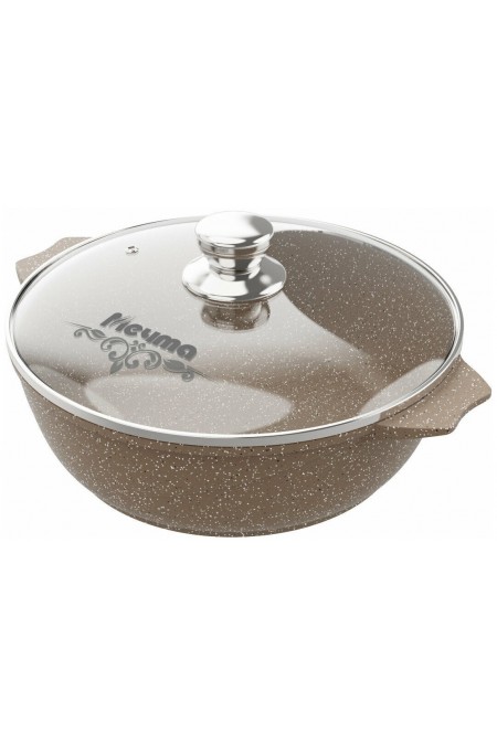 Кастрюля-жаровня Мечта Гранит Brown 34806 4 л (коричневый) 1