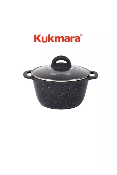 Кастрюля Kukmara Granit Black кгч25а 2.5 л (черный гранит) 
