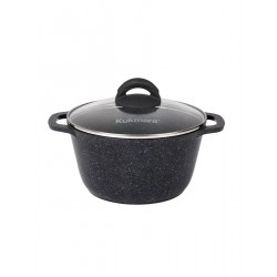 Кастрюля Kukmara Granit Black кгч35а 3.5 л (черный гранит)