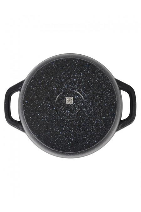 Кастрюля Kukmara Granit Black кгч45а 4.5 л (черный гранит) 