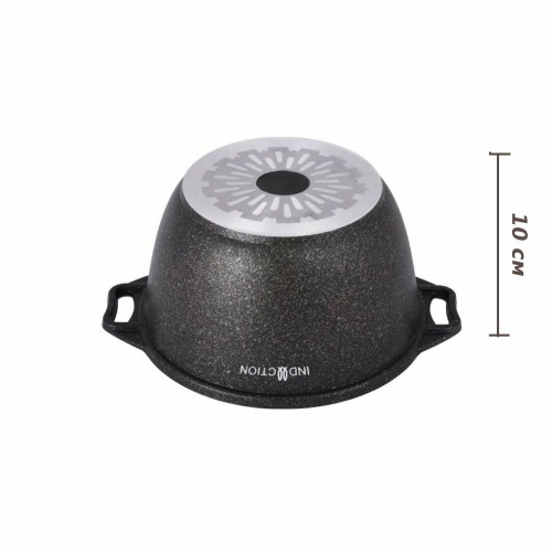 Кастрюля Kukmara Granit ultra Induction кгои22а с крышкой 2 л (черный) 1