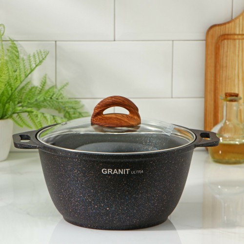 Кастрюля Kukmara Granit ultra кгг32а 3 л (синий) 6
