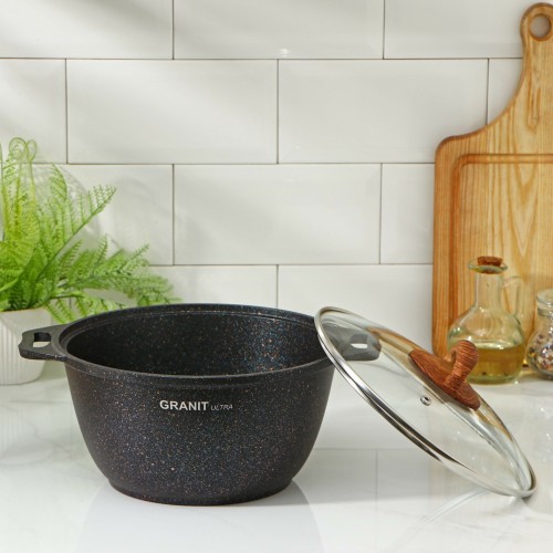 Кастрюля Kukmara Granit ultra кгг32а 3 л (синий) 7