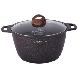 Кастрюля Kukmara Granit ultra кгг62а 6 л (синий)