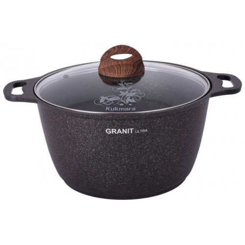 Кастрюля Kukmara Granit ultra кгг62а 6 л (синий) 