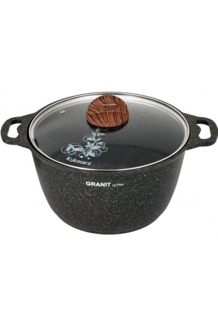 Кастрюля Kukmara Granit Ultra кго62а 6 л (черный) 