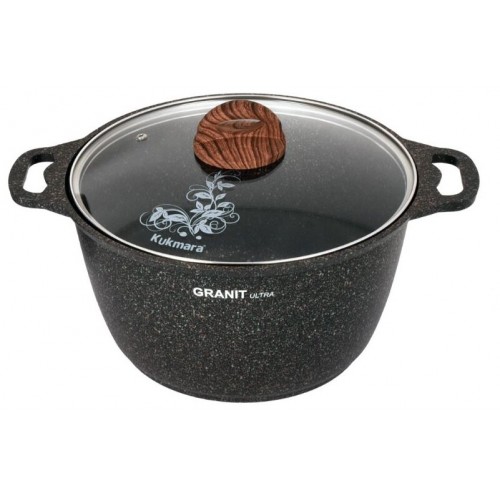 Кастрюля Kukmara Granit Ultra кго62а 6 л (черный) 
