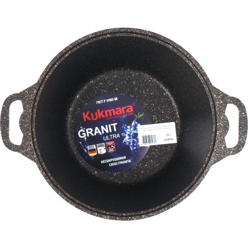 Кастрюля Kukmara Granit Ultra кго62а 6 л (черный) 7