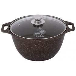 Кастрюля Kukmara КМТ22а 2 л (темный мрамор)